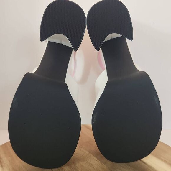 Dolls Kill - Sugar Thrillz Power Play Peep Toe Heels - Women's Size 9 Pistol 2 - Picture 7 of 9